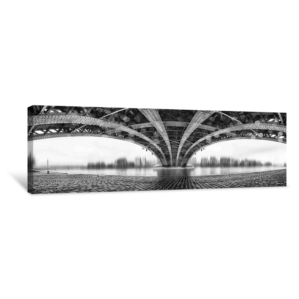 Under The Iron Bridge Canvas Art