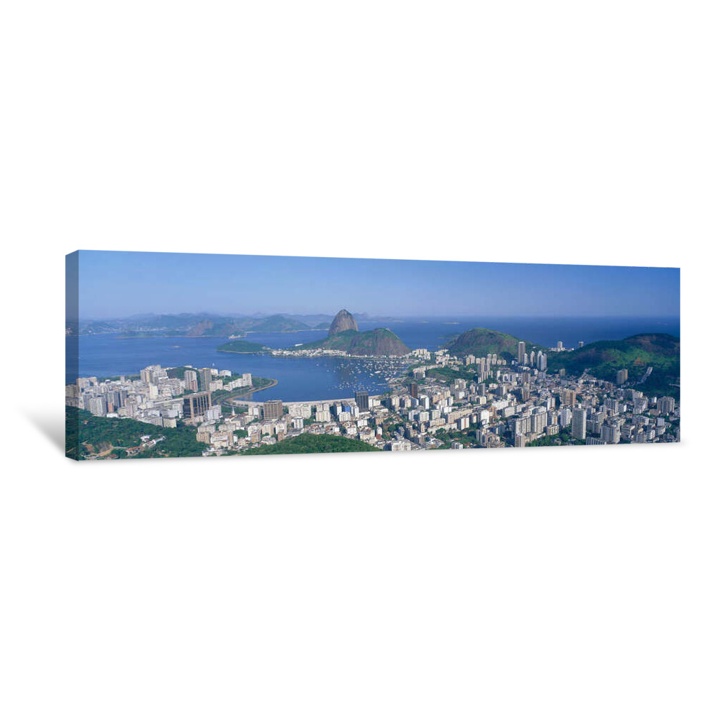 Skyline, Cityscape, Coastal City, Rio De Janeiro, Brazil Canvas Wrap