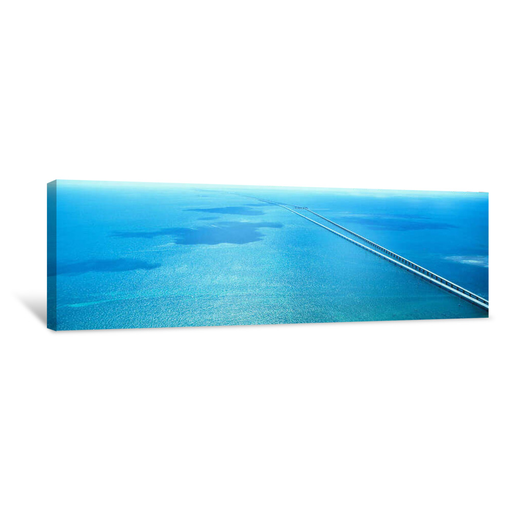 Seven Miles Bridge Florida Keys FL USA Canvas Wrap