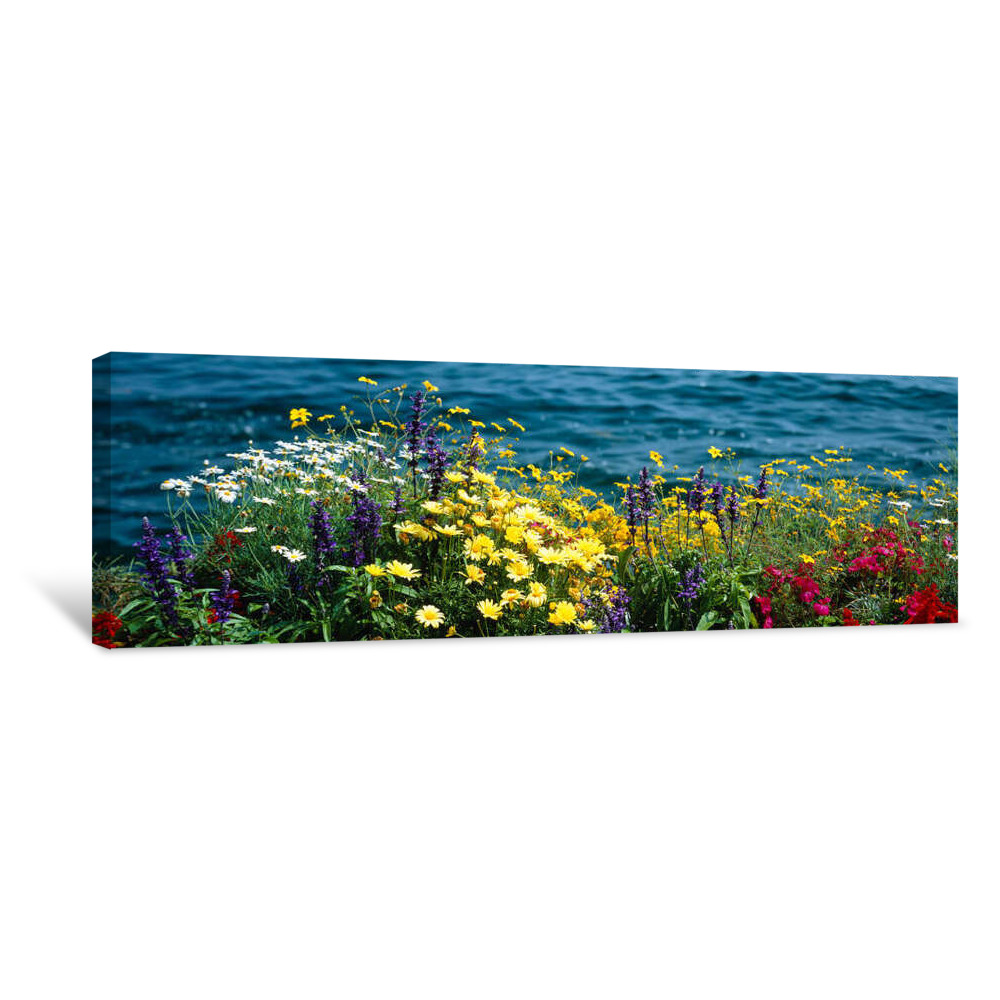 Leman Lake Montreux Switzerland Canvas Wrap