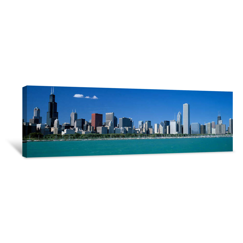 Skyline Chicago IL USA Canvas Wrap