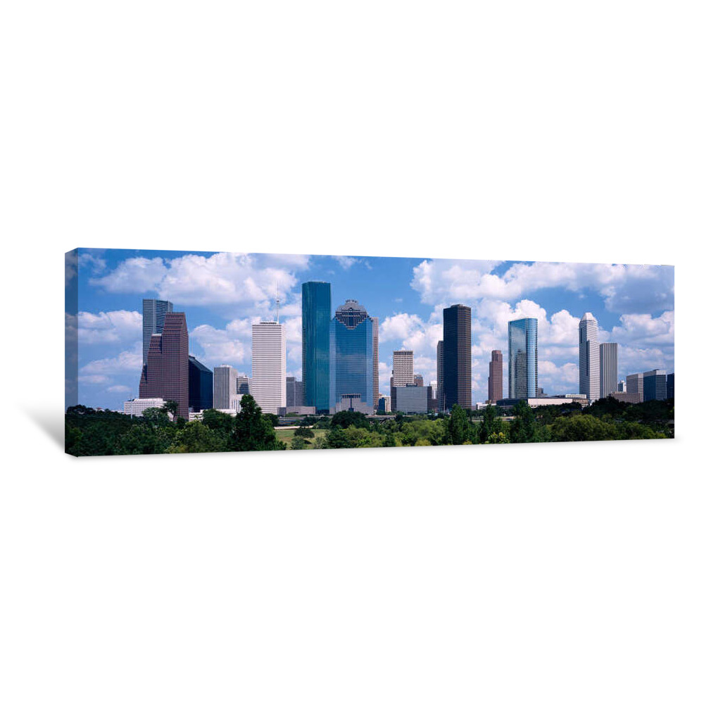 Skyscrapers In A City, Houston, Texas, USA Canvas Wrap