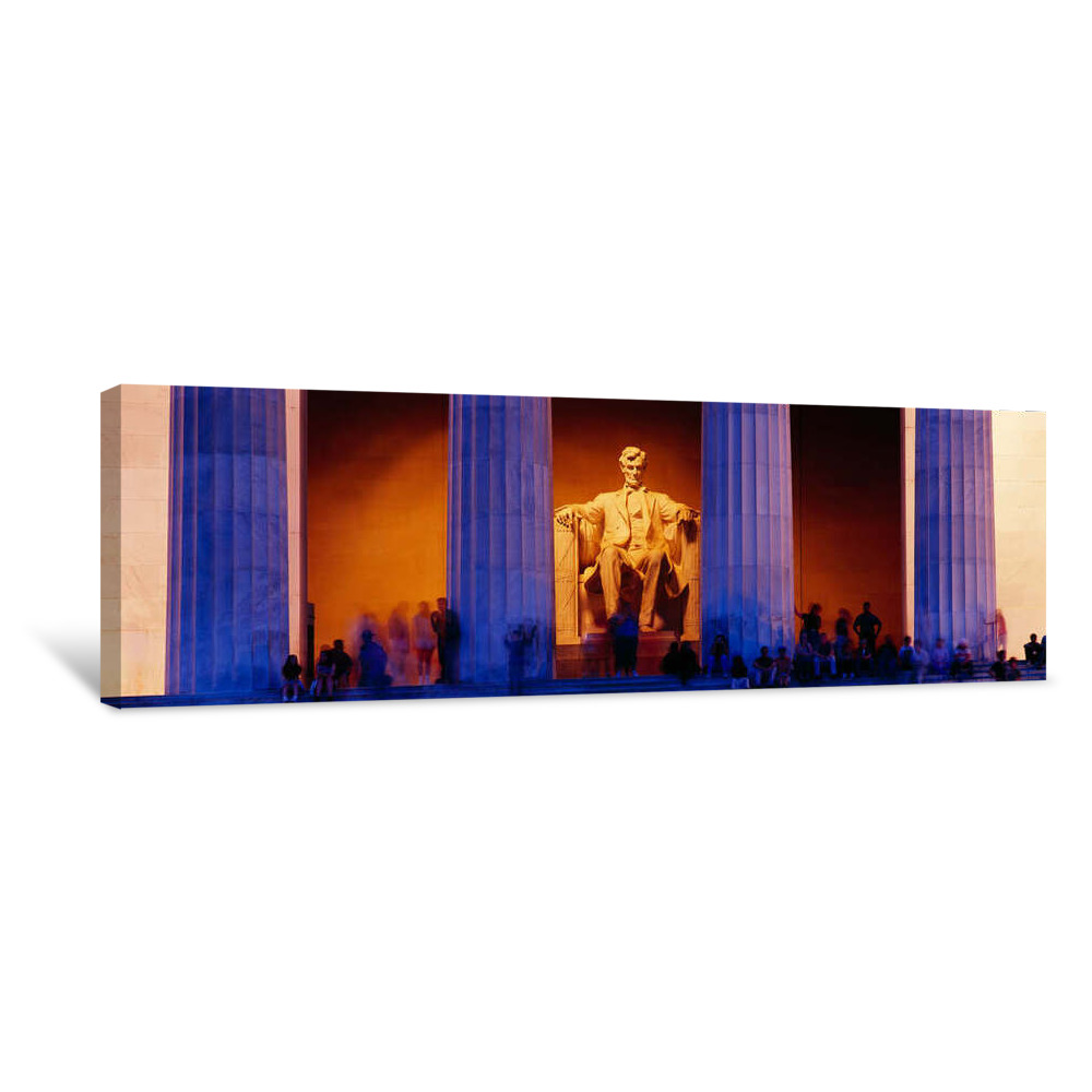 Lincoln Memorial, Washington DC, District Of Columbia, USA Canvas Wrap