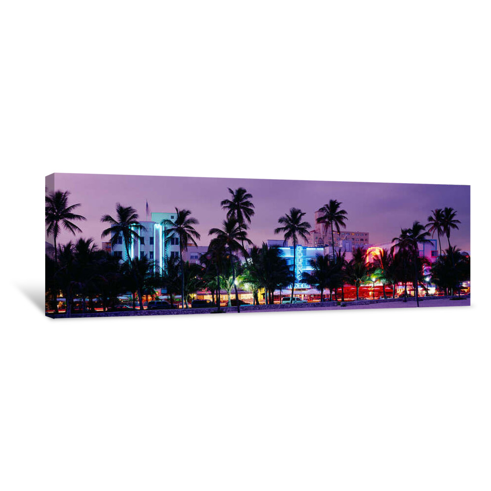 South Beach, Miami Beach, Florida, USA, Canvas Wrap