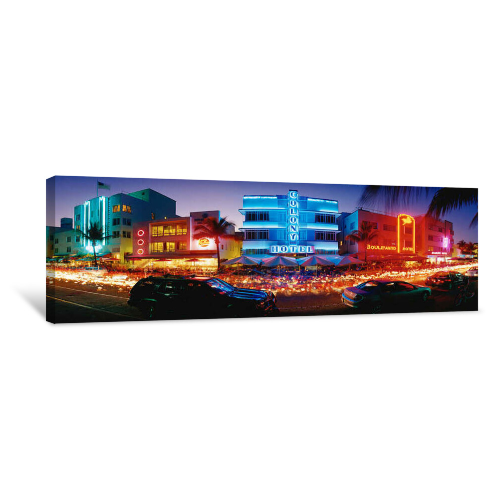 USA, Florida, Miami Beach Canvas Wrap