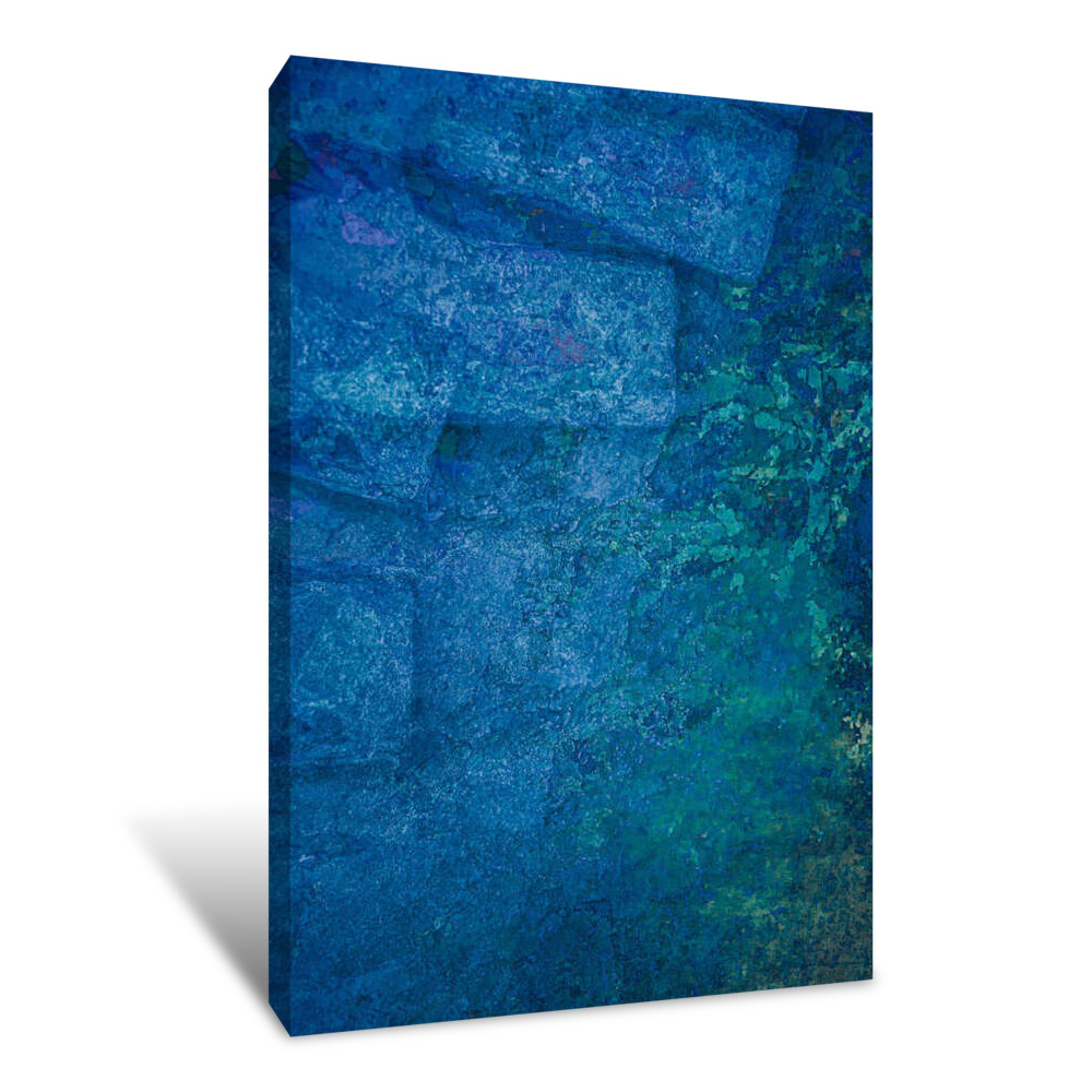 Meditation in Blue Canvas Wrap