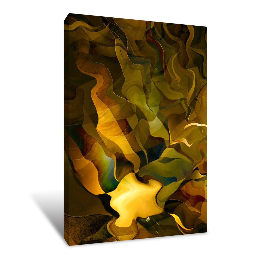Odyssey in Gold Canvas Wrap