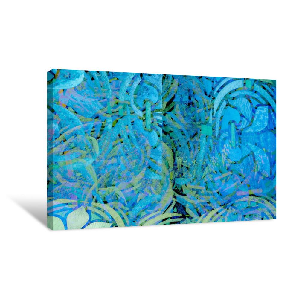 Into the Blue Canvas Wrap