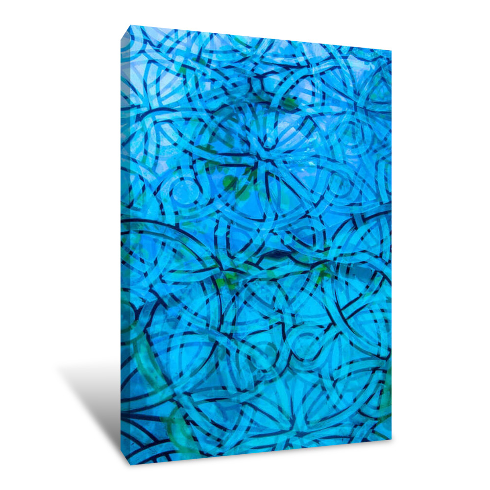 Into the Blue Canvas Wrap