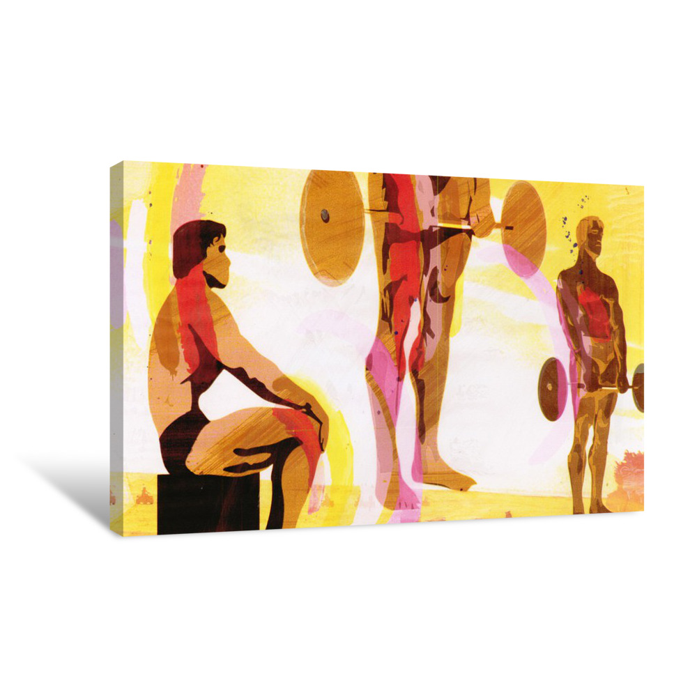 Muscle Beach Canvas Art