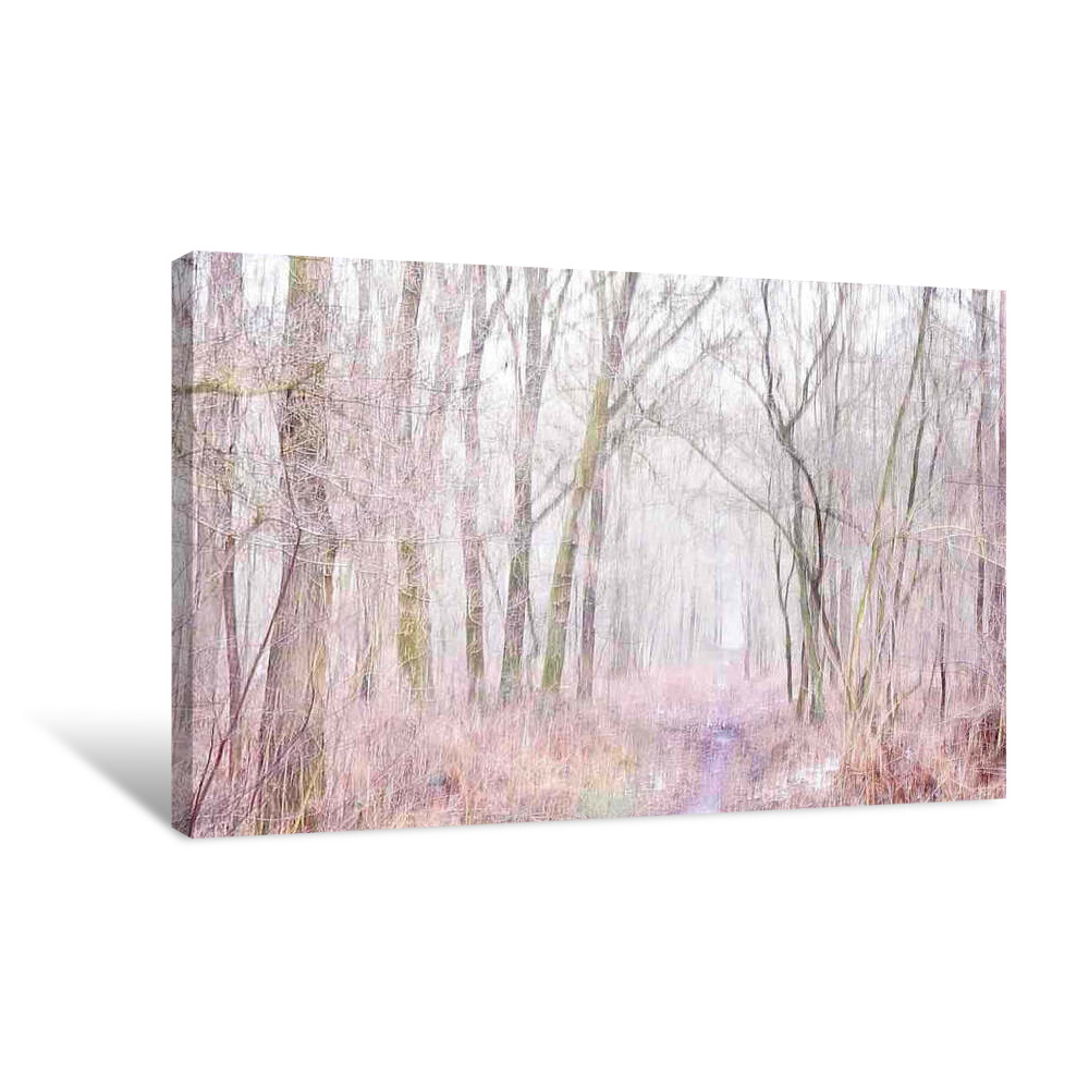 Yawning Winter Morning Canvas Wrap