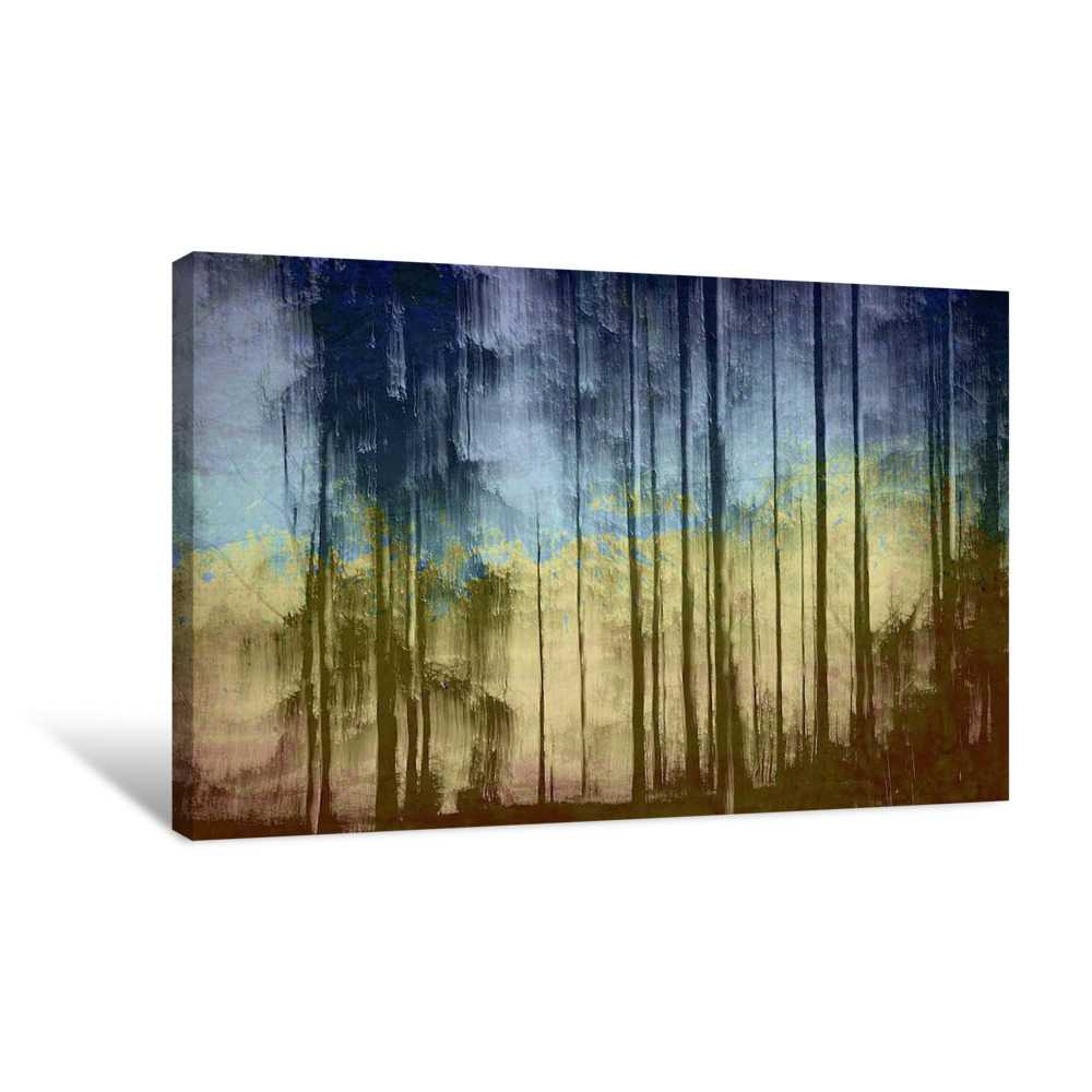 The Blue and Yellow Day Canvas Wrap