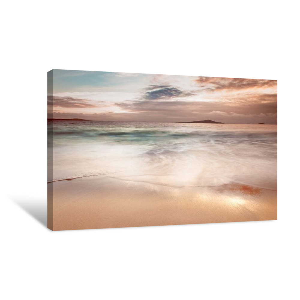 Hebridean Sunset Canvas Wrap