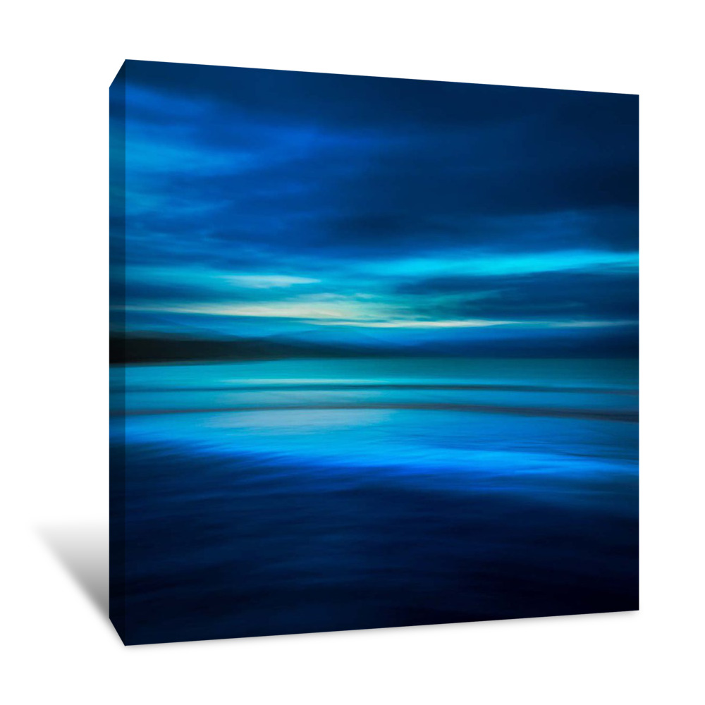 Infinitely Blue Canvas Wrap
