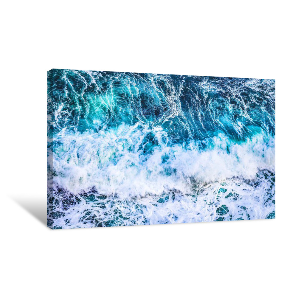 Ride The White Horses Canvas Wrap