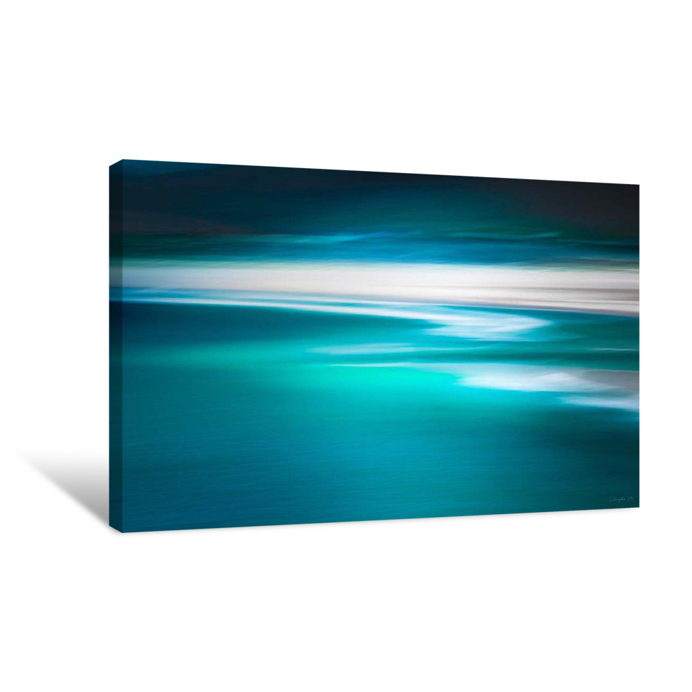 Teal Effusion Canvas Wrap