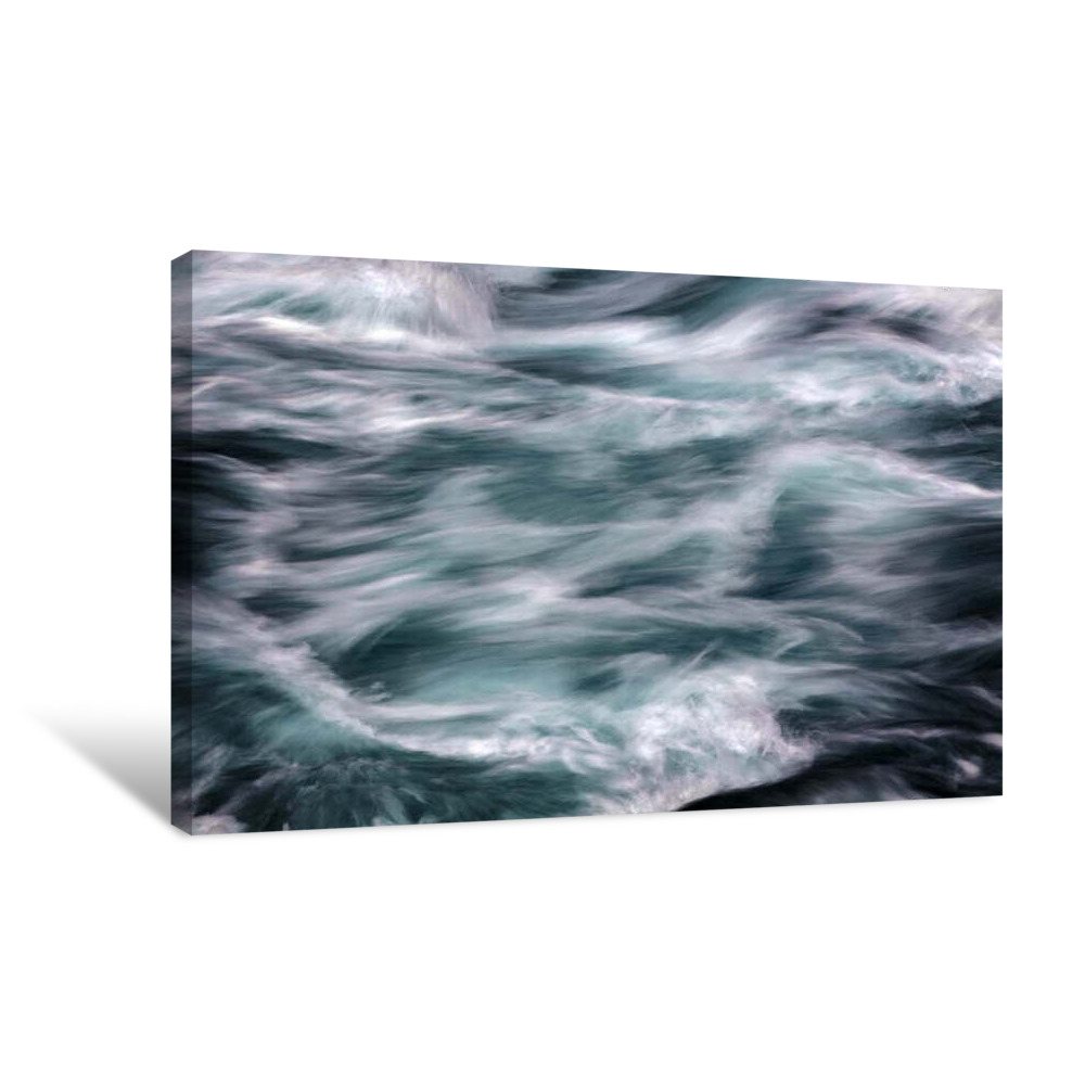 Green Flow Canvas Wrap