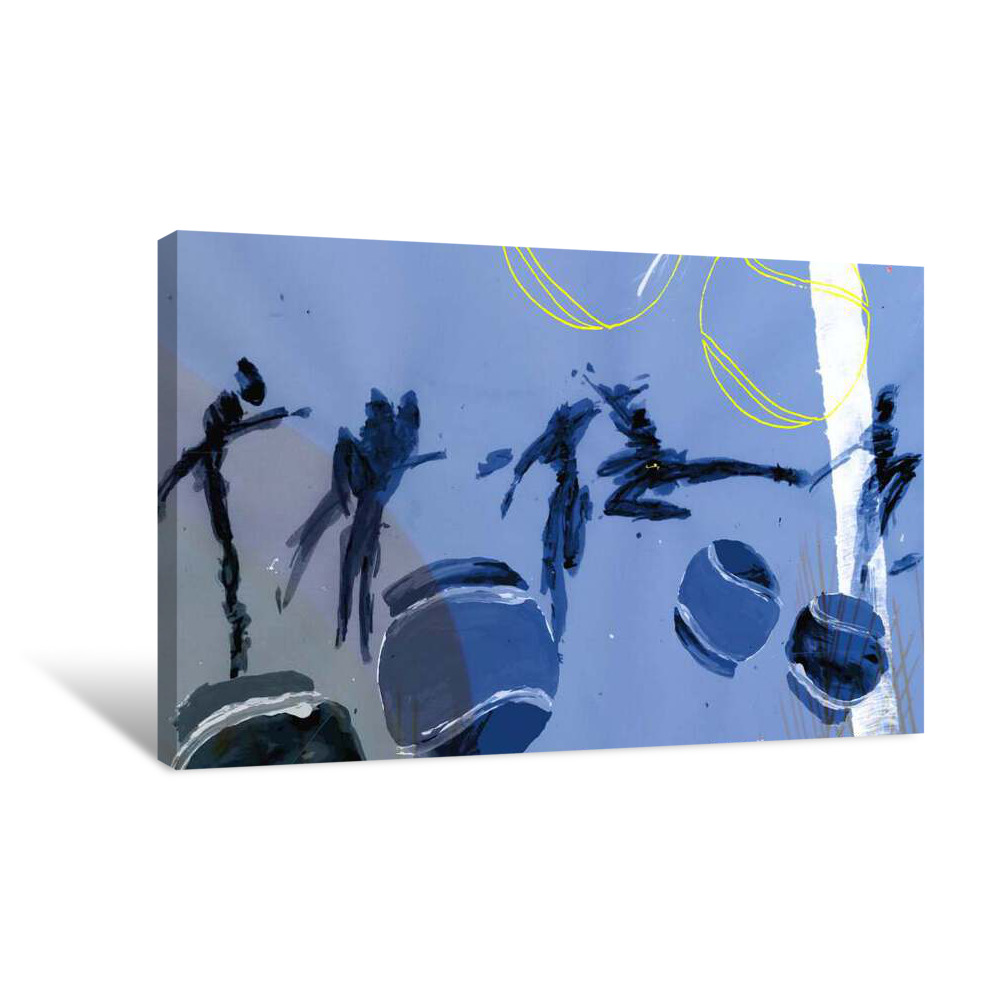 Night Tennis Canvas Art