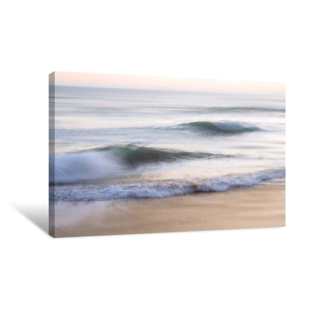 White Waves Canvas Wrap