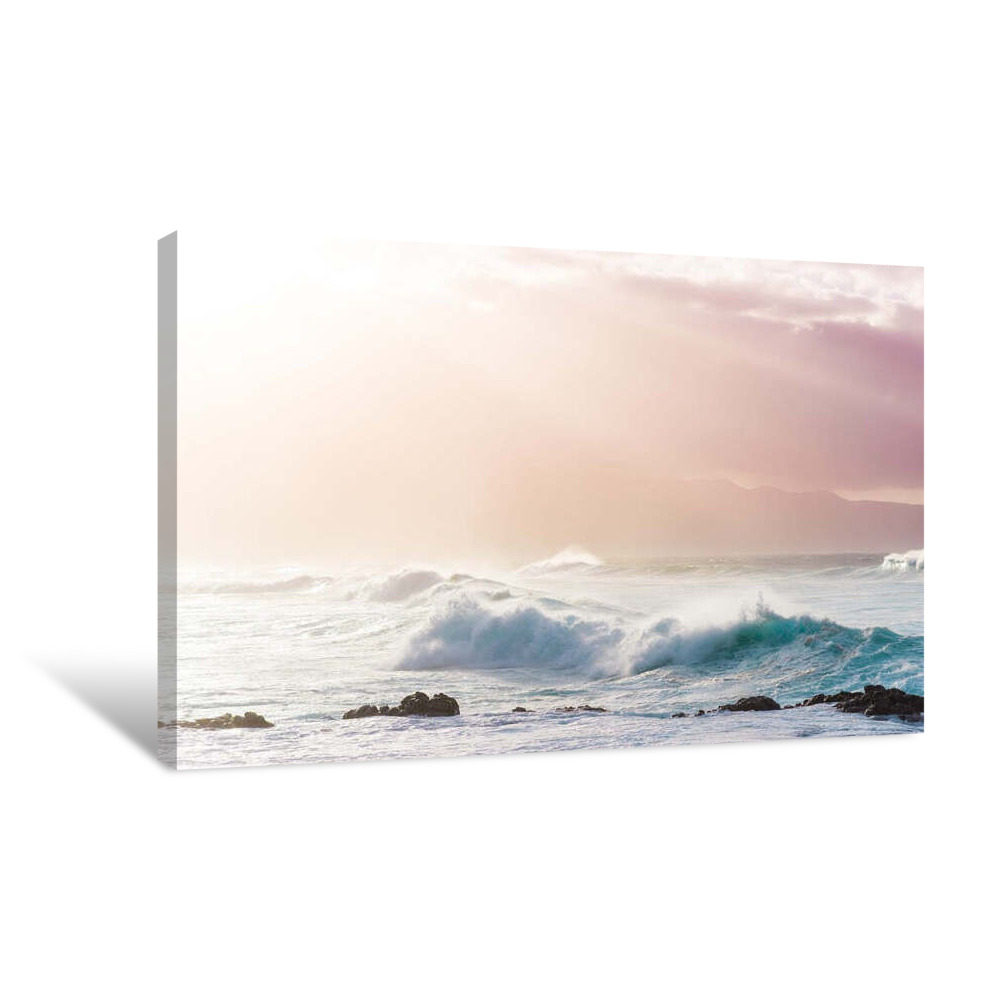 Light Waves Canvas Wrap