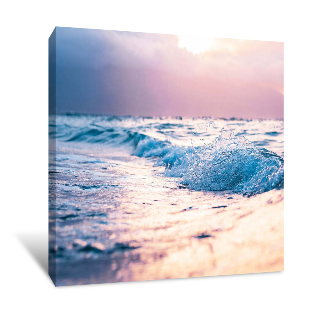 Pastel Waves Canvas Wrap