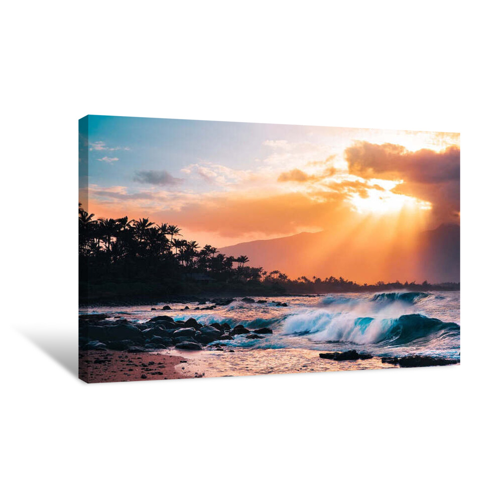 Sunset Paradise Canvas Wrap