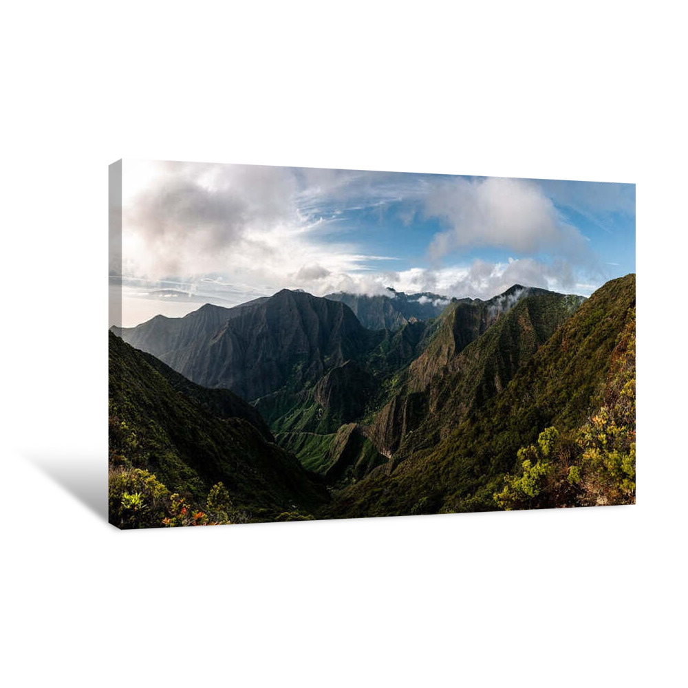Maui Valley Panorama Canvas Wrap