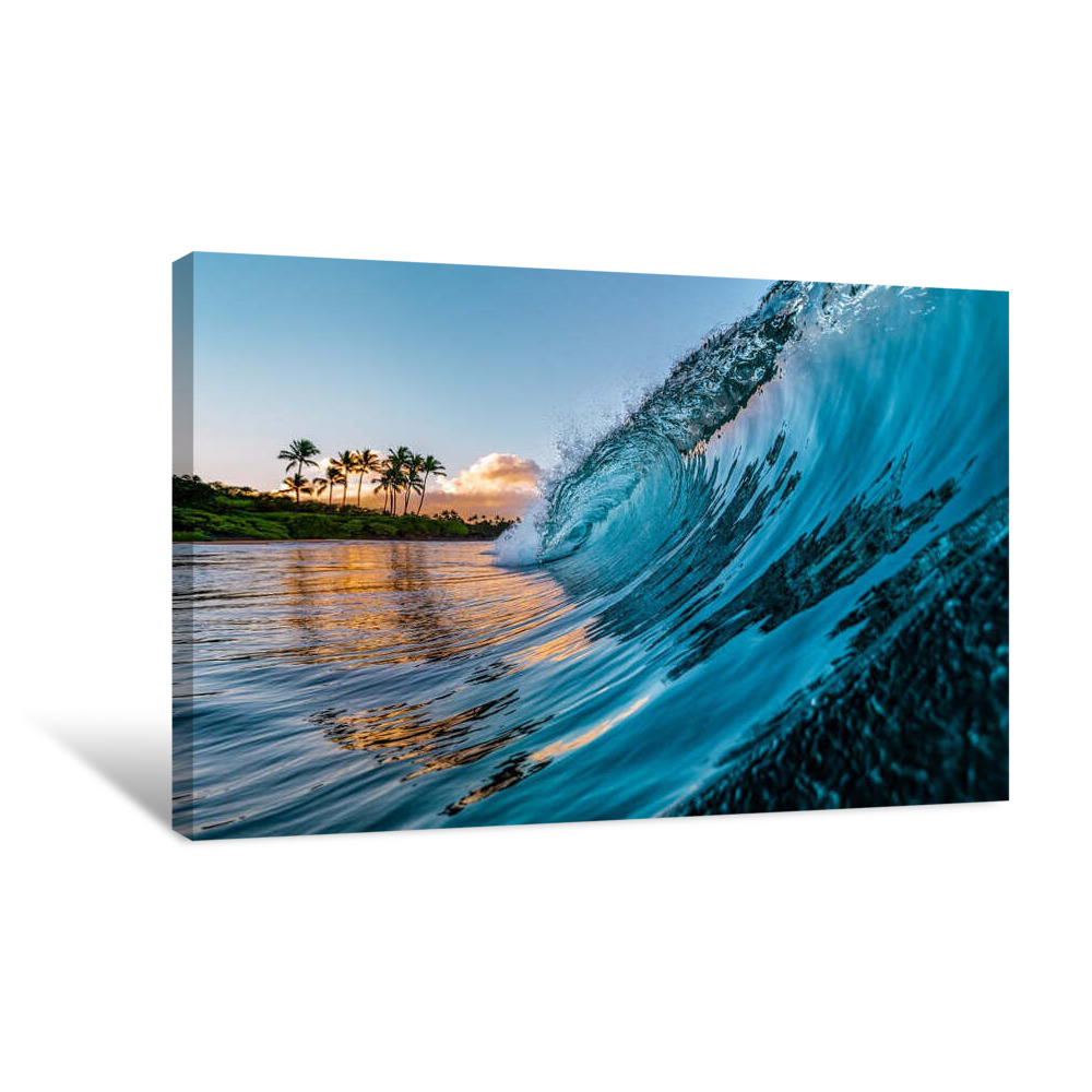 Morning Wave Canvas Wrap
