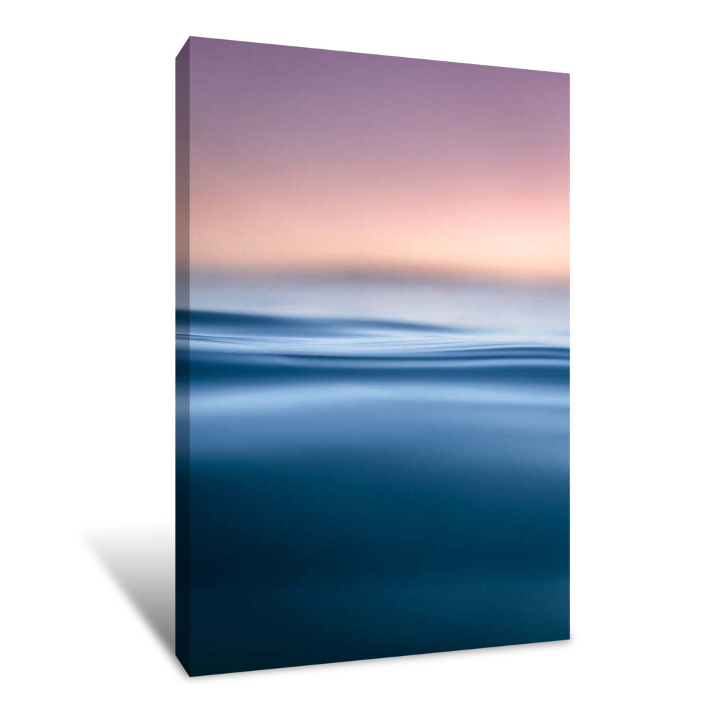 Ocean Silk Canvas Wrap