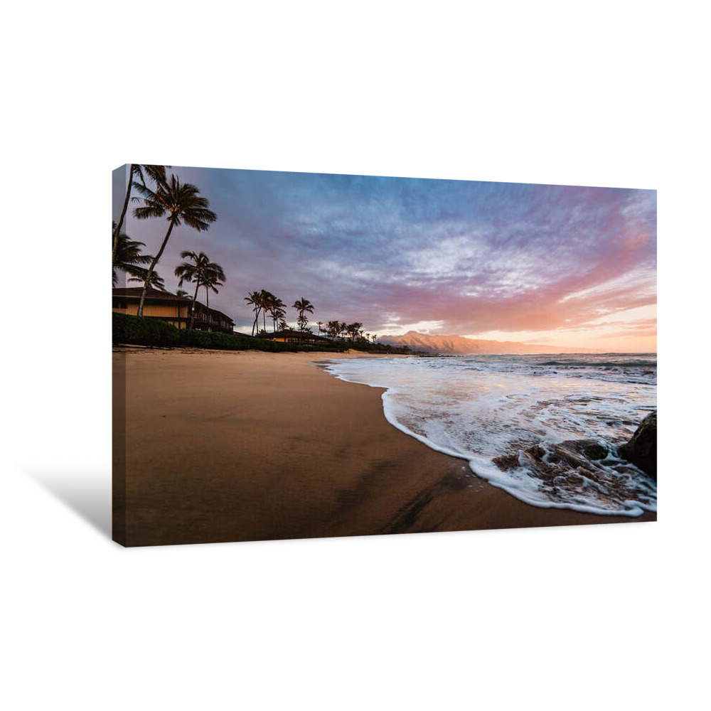 Sunrise Beach Canvas Wrap