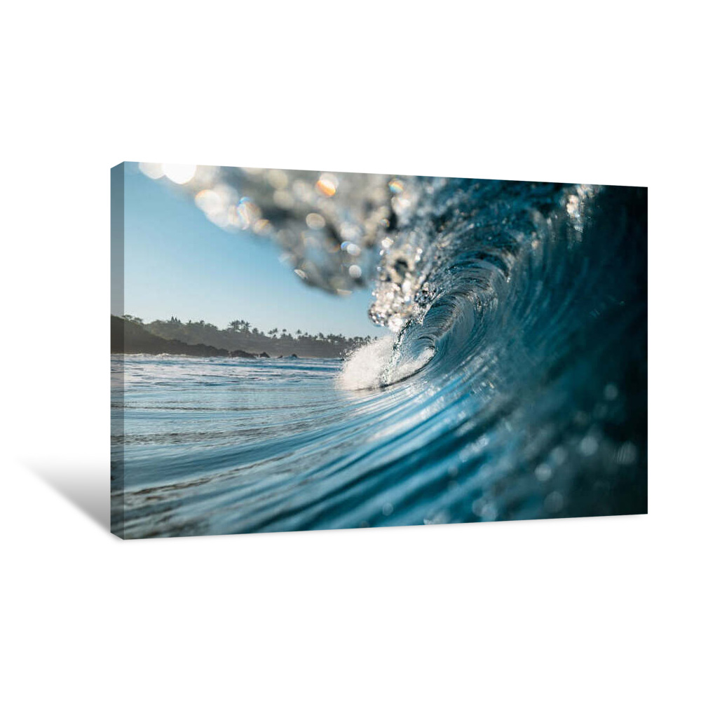 Sunrise Wave Canvas Wrap