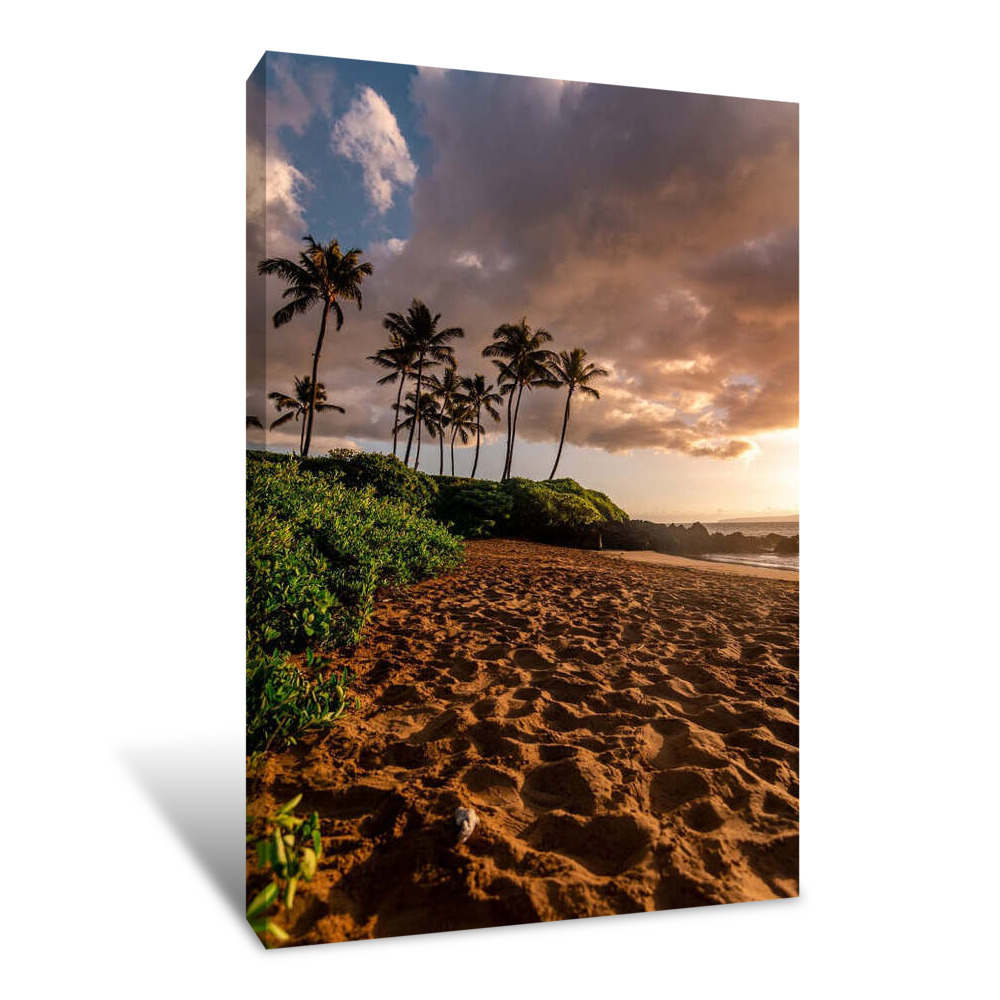 Warm Beach Canvas Wrap