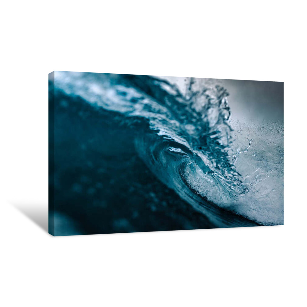 Wave Blues Canvas Wrap